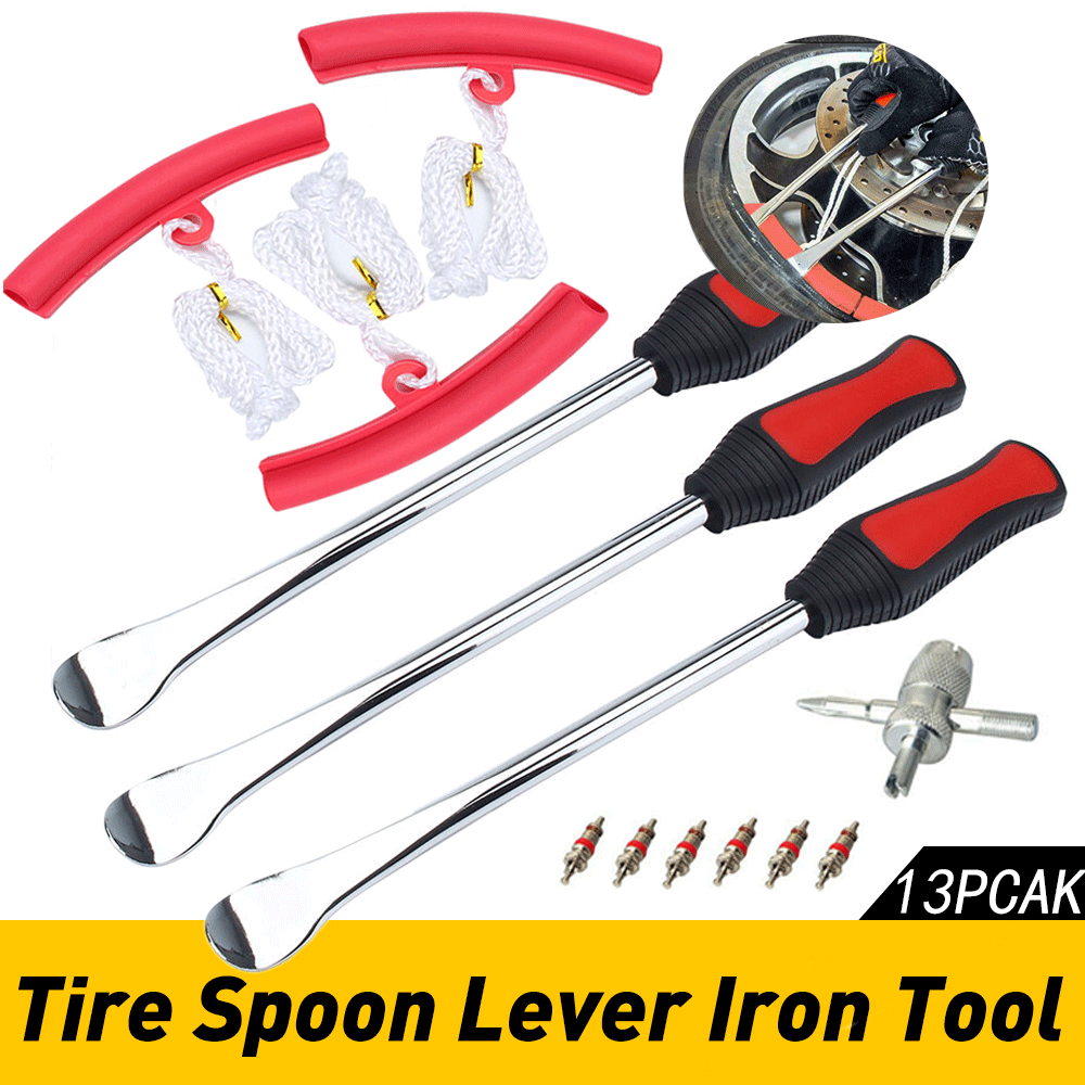 Tire Spoons Lever Iron Tool Kit Motorcycle Bike Professional Tire