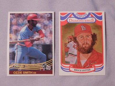 1984 Donruss St Louis Cardinals Baseball Card Pick one