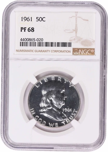 1961 Franklin Silver Half Dollar PR68 NGC