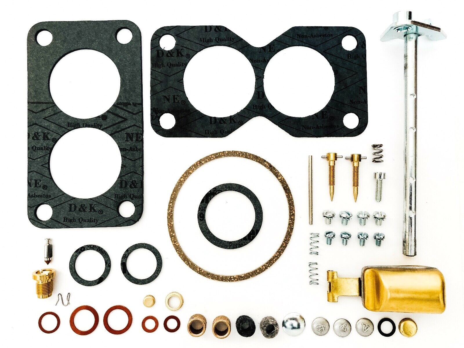 John+Deere+DLTX+Duplex+Carburetor+Kit+W2F+Throttle+Shaft+26+Float+