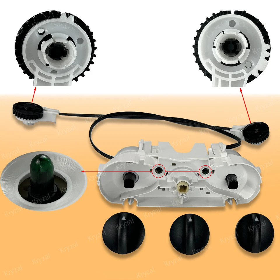 AC Heater Control Unit Panel Switch for Toyota Hilux N70 Workmate SR SR5 05-11  - image 3 of 4