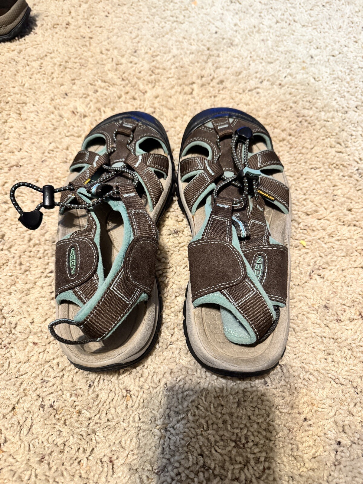 Sandali sportivi impermeabili blu Keen Newport H2 da donna taglia 8 5 scarpe escursionismo