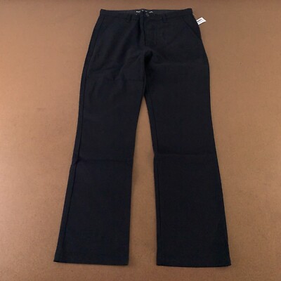 Old Navy Boys Size 16 Plus Black Slim Fit School Uniform Chino