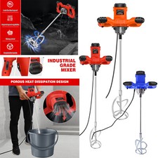 5000W Electric Plaster Paddle Mixer Drill Mortar Cement Stirrer Whisk Industry