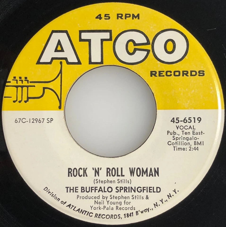 Buffalo Springfield / Rock "N" Roll Woman / Atco 1967 45  / Mint - Image 3 of 4