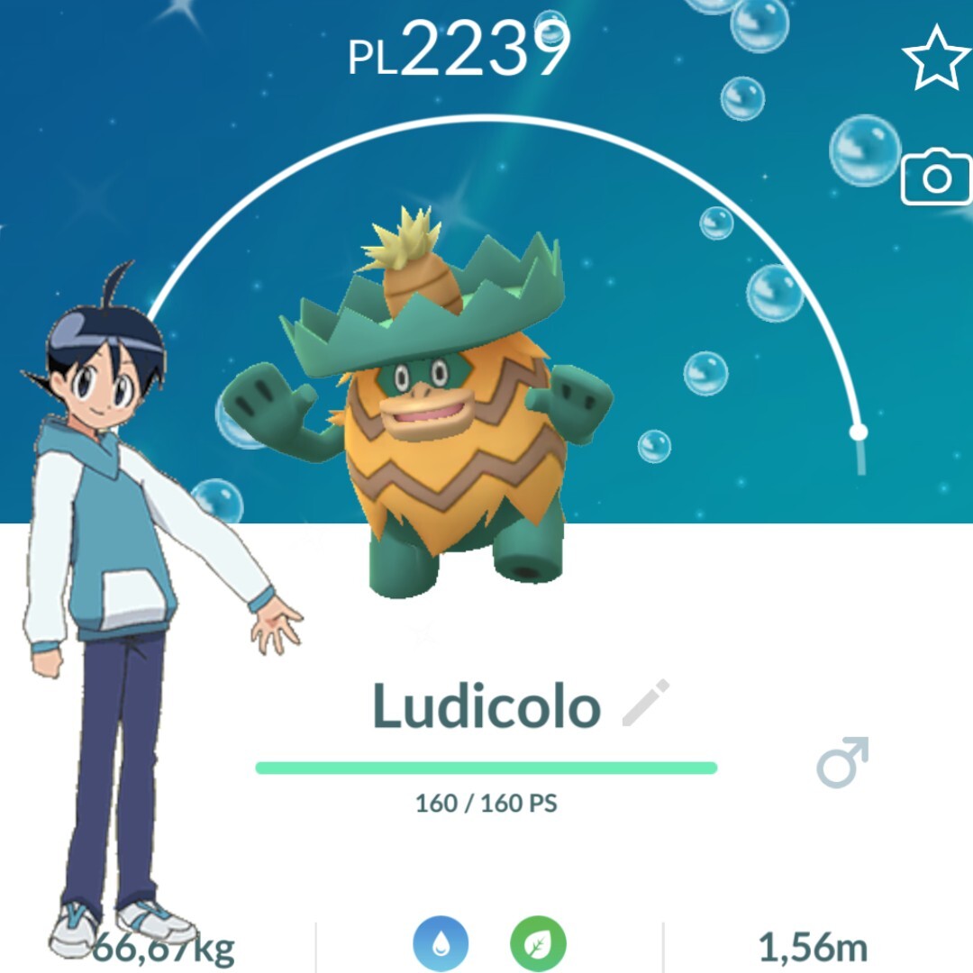 Pokémon GO ✨ Shiny Ludicolo LV40 ✨ Only Registered Trade