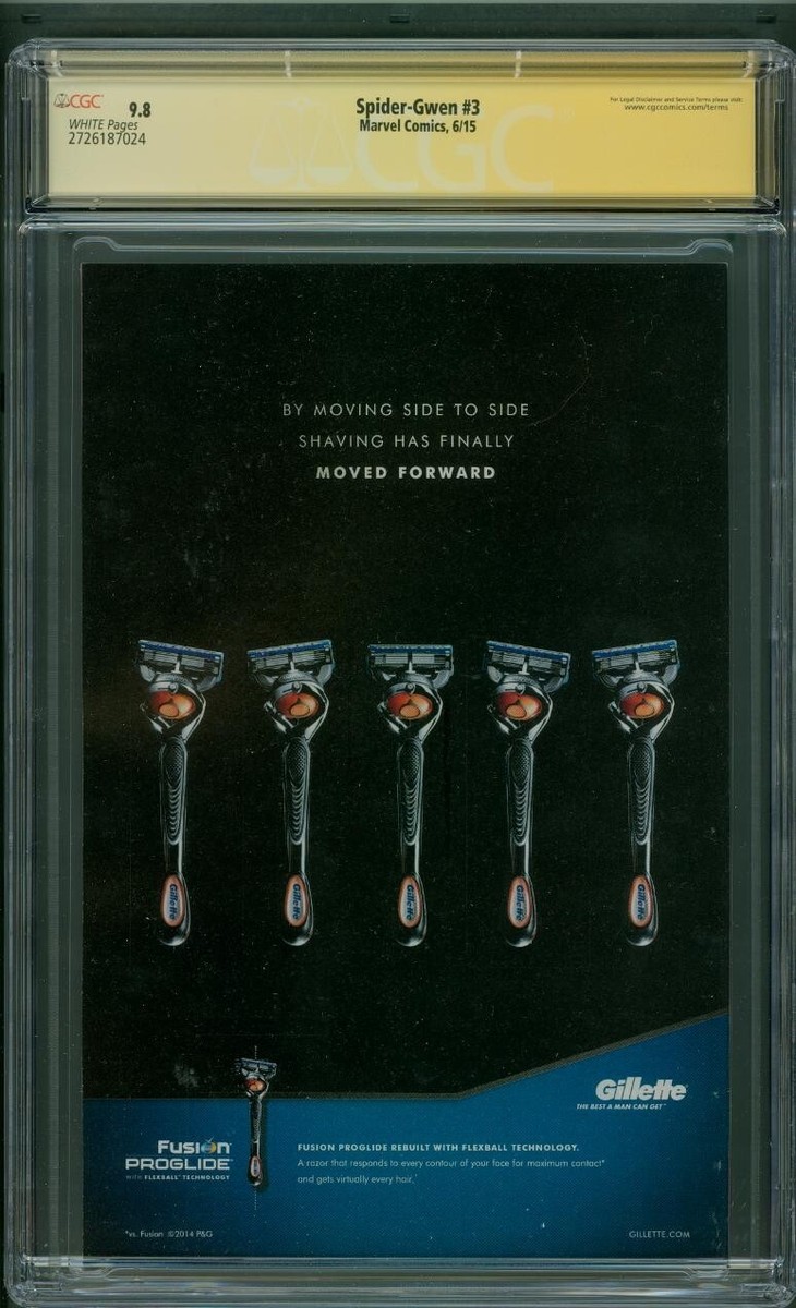 Spider-Gwen 3 CGC 9.8 SS Hailee Steinfeld 6/15 | eBay