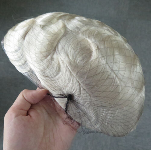 Mens Toupee Human Hair Systems Hair Replacement French Lace Front Hairpiece Q6 - Picture 33 of 47