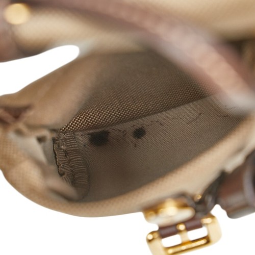 PRADA Logo Jacquard Backpack Rucksack 1BZ006 Damen 【Gebraucht】 - Bild 8 von 14