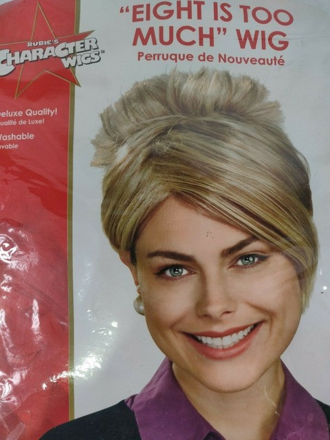Eight Is Too Much Short Bob Pixie Cut Mom Hair Costume Wig ...
