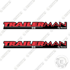 Fits Trailerman Decal Kit Trailer 33" Logos - 7 YEAR OUTDOOR 3M VINYL!