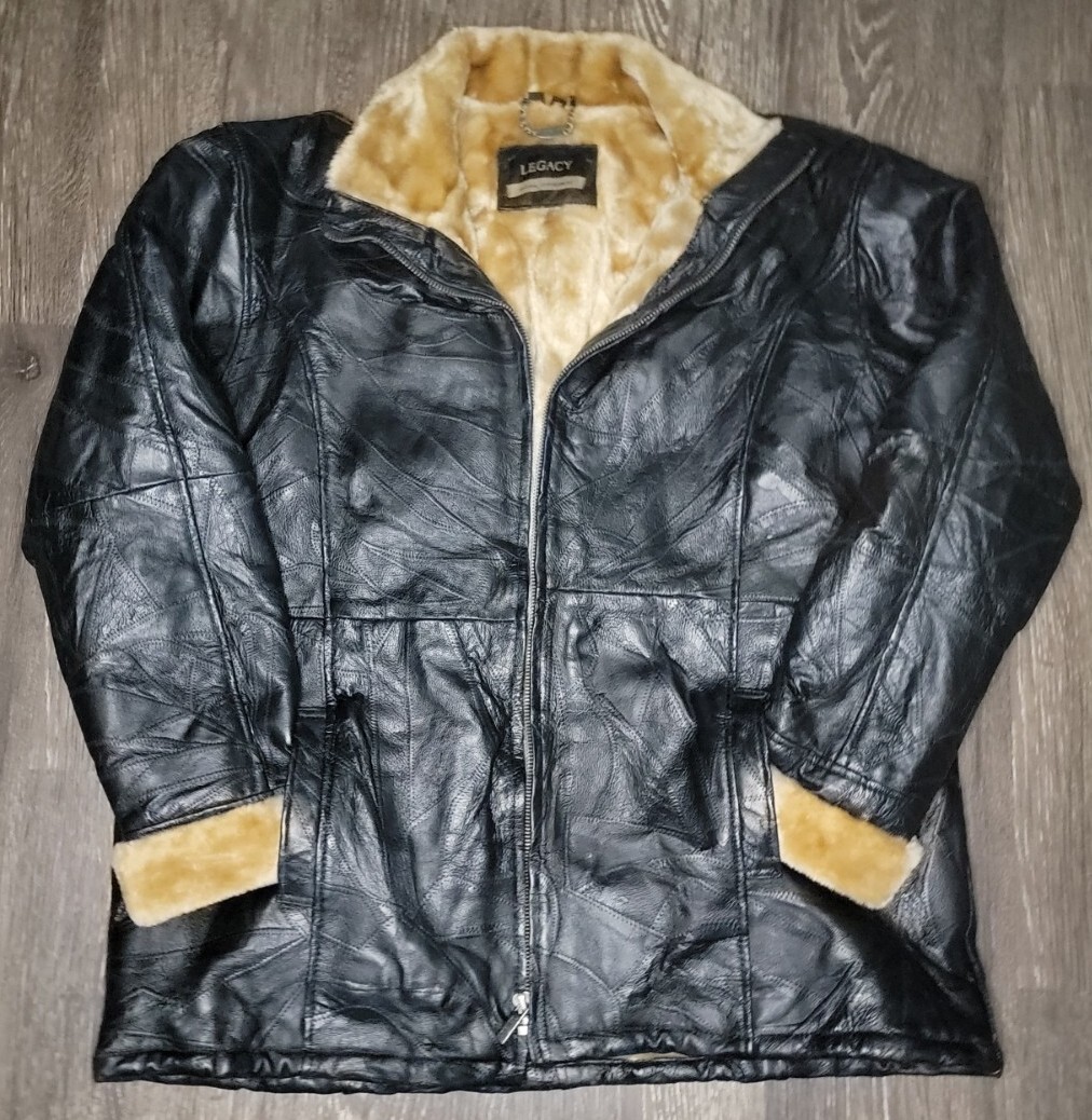 1990 Legacy Original Leather Jacket Men Size 3XL | eBay