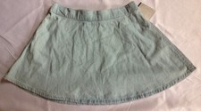 Cherokee Light Denim Girls Elastic Waist Skirt Size S/P-New