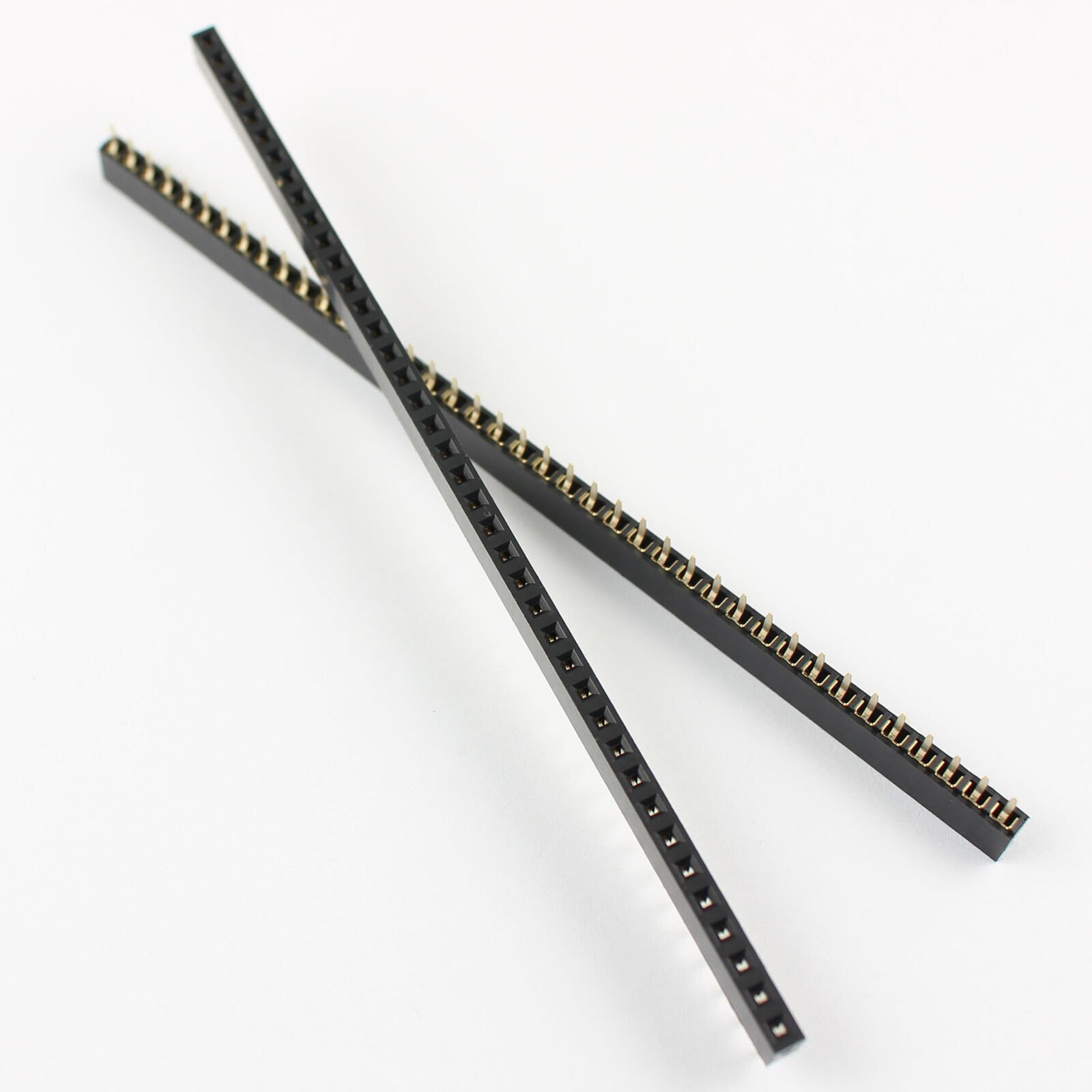 1pz Striscia Testa Dritta Singola Fila Femmina Passo 2 54mm Passo 40 Pin Corta