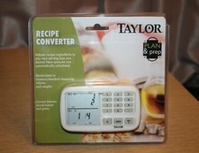 TAYLOR 752 Recipe Converter Calculates Measur...