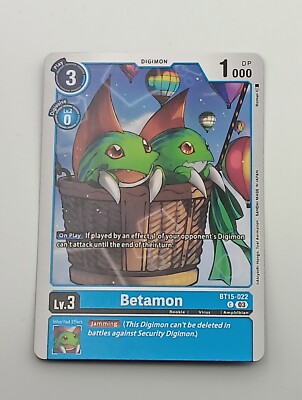 Digimon TCG Einzelkarte Betamon NM