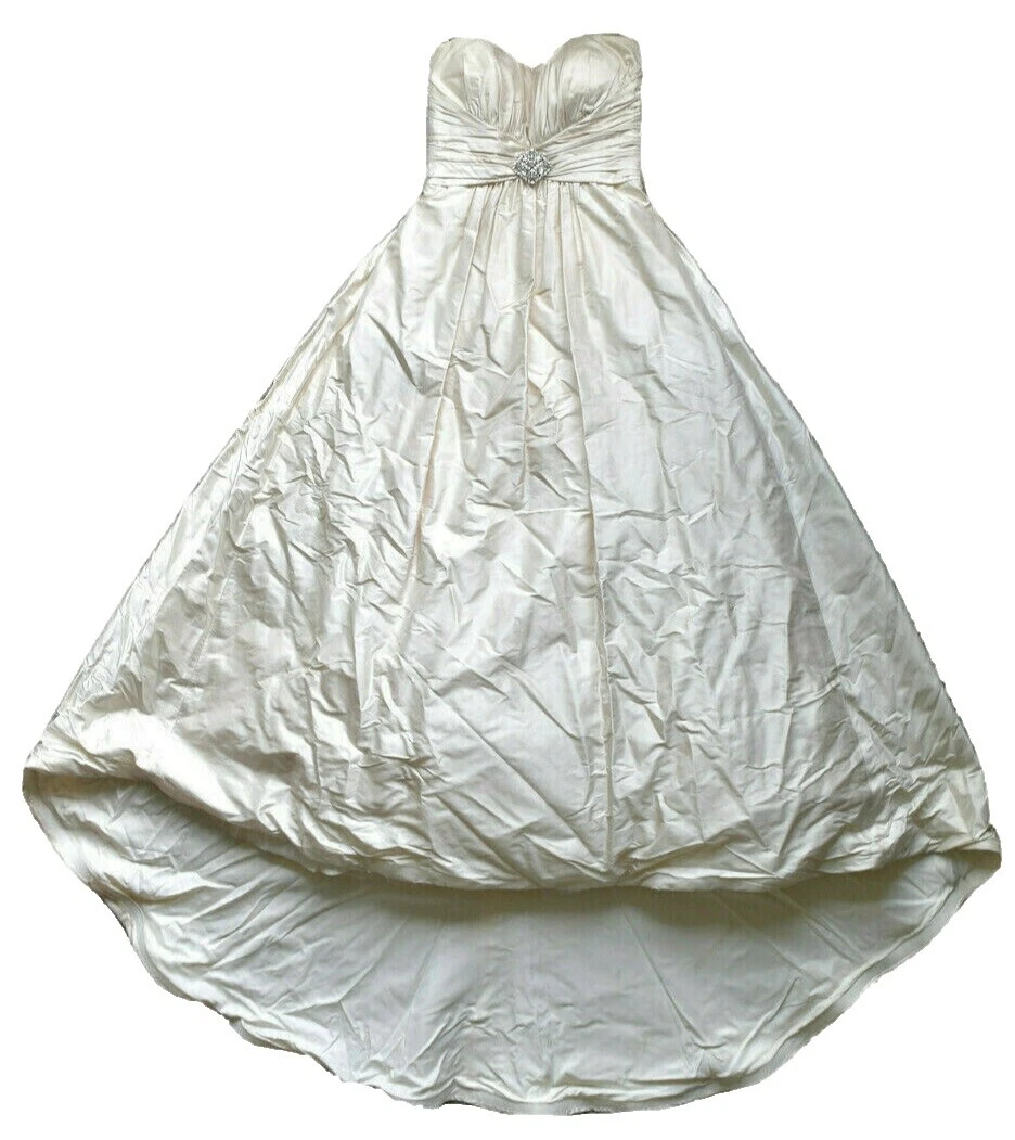 A-Line 100% Silk 12 Women's Size Wedding Dresses