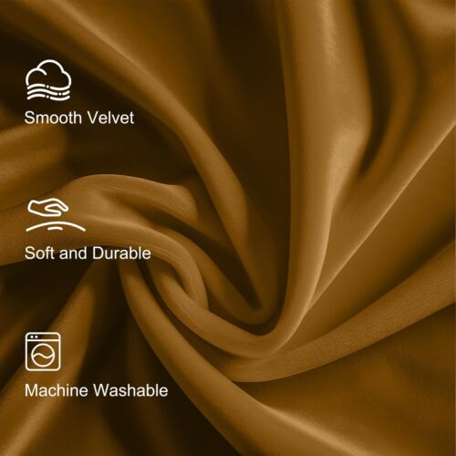 jinchan Velvet Blackout Curtains for Living Room, Thermal Insulated Luxury Dr... - Picture 5 of 9