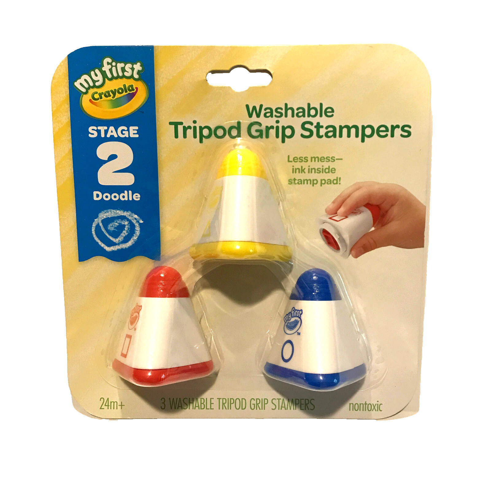 My First Crayola Stampers Set of 3 Children Age 2+  Washable