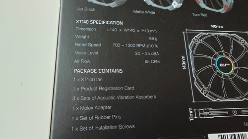 Cryorig XT140 Lüfter 140mm x 13mm - Afbeelding 4 van 4