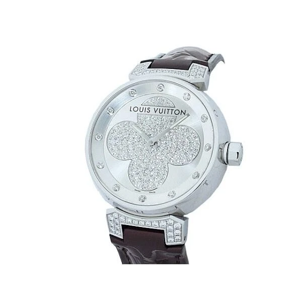 Louis Vuitton Tambour Forever Dialag Q131P Quartz Ladies Stainless