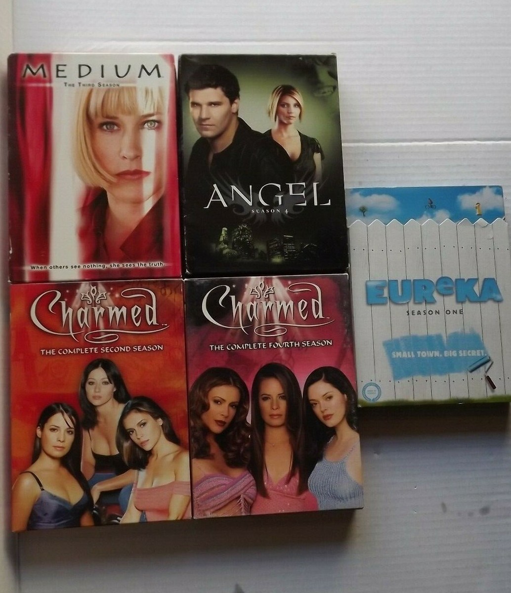Eureka Season One, Charmed Seasons 2, 4, Angel Season 4, Medium