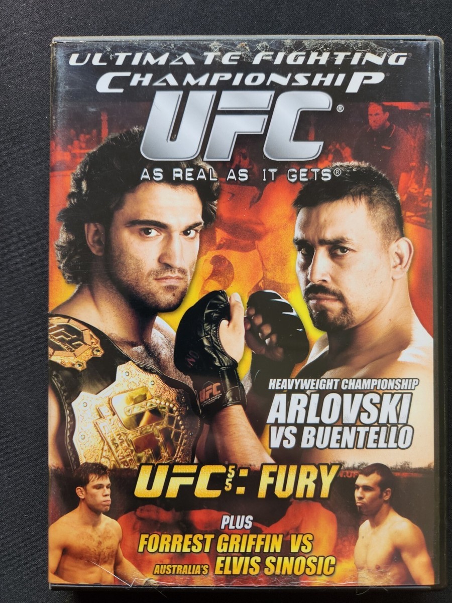 UFC 55 - Fury (DVD, 2006) | eBay