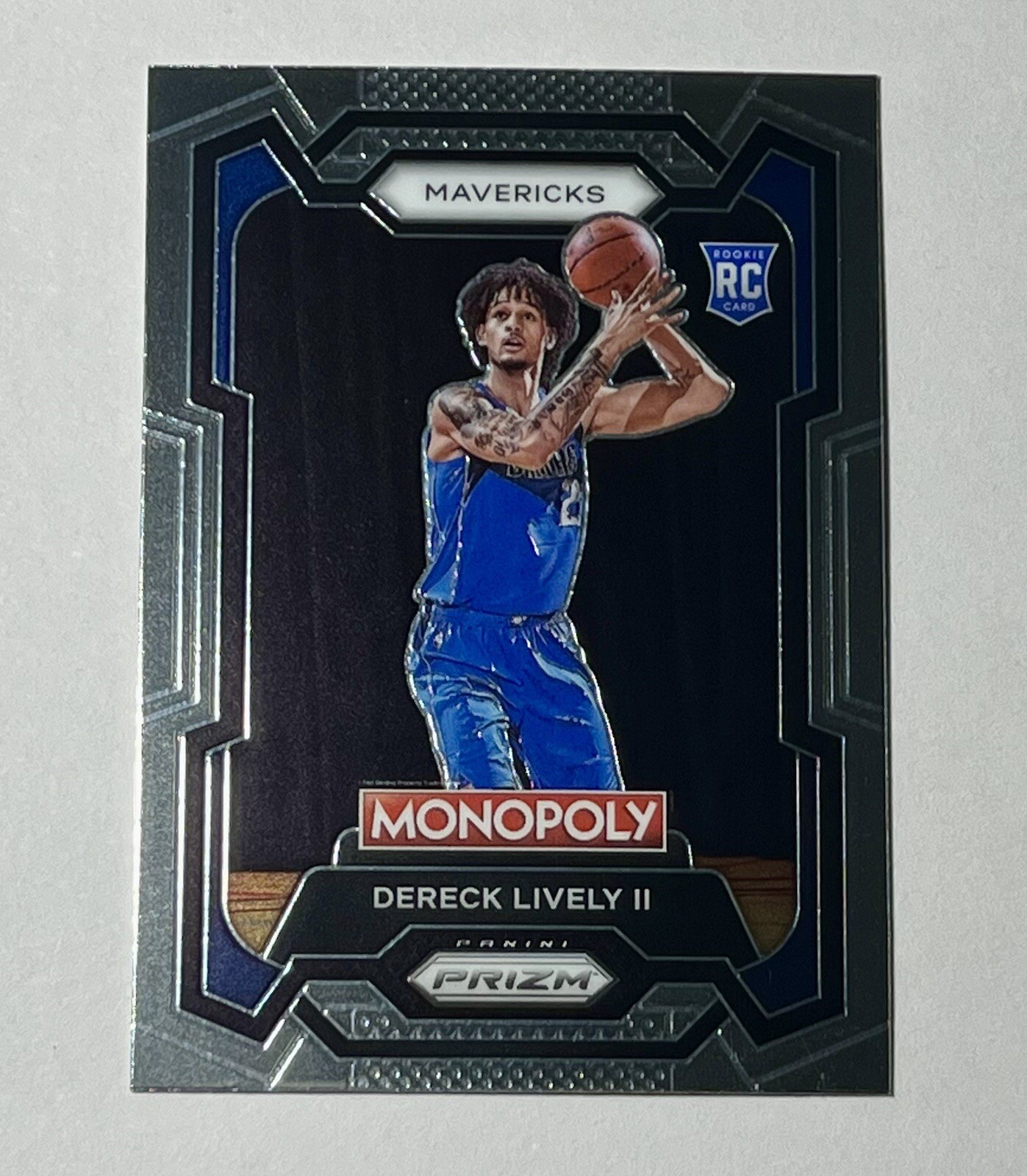 2023-24 Panini Prizm Monopoly Dereck Lively II RC #24 Dallas Mavericks