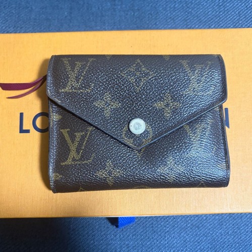 Louis Vuitton Monogram Portefeuille Victorine Mini Wallet Trifold Used From Japa