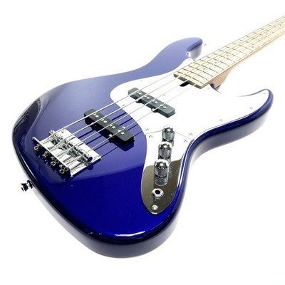 Bacchus WJB-1DX Used Maple Neck Maple Fingerboard Blue w/Soft Case