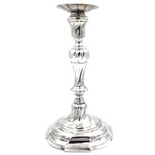 Silber Kerzenleuchter im Barockstil Hanau um 1900