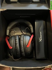 HyperX Cloud III Over-Ear Gaming Headset - Black/Red