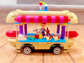 Lego Friends Amusement Park Hod Dog Van (41129) - Complete with Manual