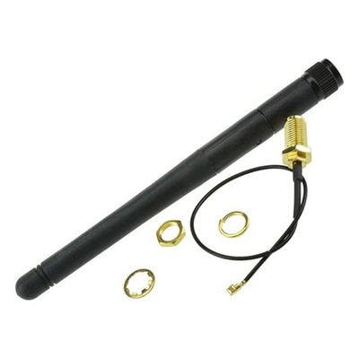Antenna 2.4GHz RP-SMA + 17cm PCI U.FL IPX to RP SMA Male Pigtail Cable ESP32-CAM