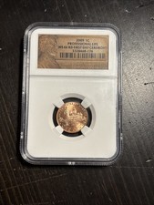 2009 Lincoln Cent NGC 1C MS 66 RD  Professional Life First Day Ceremony Coin