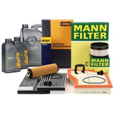 Filterset 4-tlg + 7L ORIGINAL 5W30 MB 229.51 für MERCEDES W177 W247 H/X247 OM654 Filterset 4-tlg + 7L ORIGINAL 5W30 MB 229.51 für MERCEDES W177 W247 H/X247 OM654
