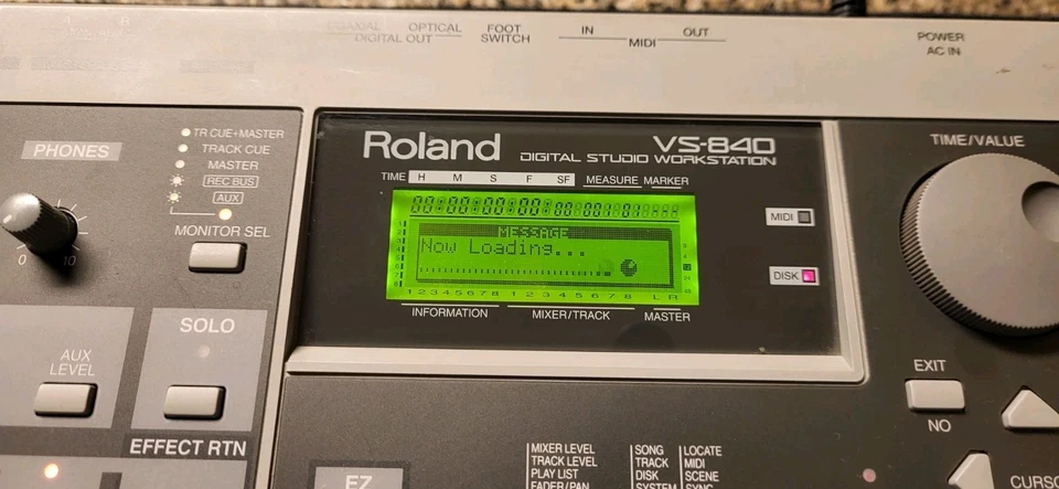 Roland VS 840 Digital Studio Workstation W/ ZIP AND PWR CABLE - Image 2 of 4