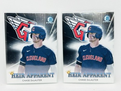 Chase Delauter 2022 Bowman Draft Heir Apparent LOT (2) Insert HA-13 Guardians