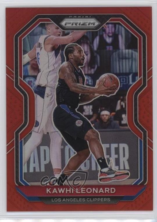 2020-21 Panini Prizm Red Prizm 86/299 Kawhi Leonard #209 7xr