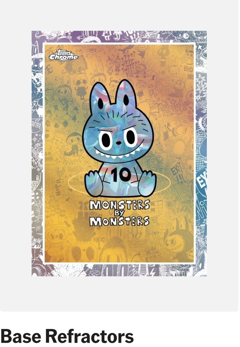 2025 Topps Labubu Chrome® 10th Anniversary - Hobby Box FACTORY