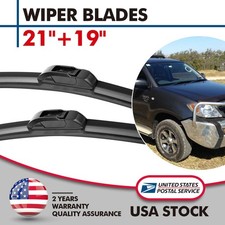 2pcs 21 19 Inch Front Bracketless Windshield Wiper Blades J-hook Oem Quality 2pcs 21 19 Inch Front Bracketless Windshield Wiper Blades J-hook Oem Quality