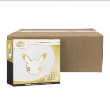 Pokemon TCG 30th Anniversary Celebrations SEALED Case - 10 Elite trainer box ETB