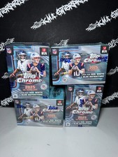 LOT OF 4 - NEW Topps Chrome Football NFL 2025 Blaster Box SEALED NIB