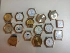 Joblot Of Vintage  Watches Sold As Spares Repairs No Straps Seiko Tissot