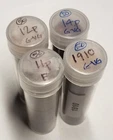 Four Rolls Early Philly Lincoln Wheat Cents...10p, 11p, 12p, 14p, Good to Fine