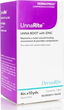 'S Unnarite C Unna Boot, with Zinc Oxide - Moist Healing and Gentle Compression 