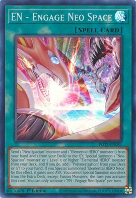 1 x EN - Engage Neo Space - POTE-EN051 - Super Rare - 1st Edition Near Mint, Eng
