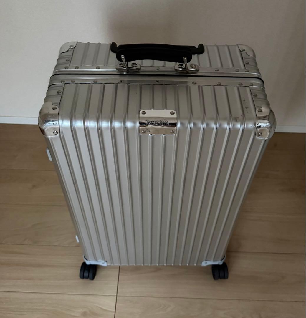 Rimowa Classic Check-in M Silver 4 wheels Carry Case Suitcase | eBay