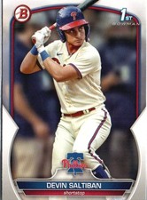 2023 Bowman Draft #BD-2 Devin Saltiban