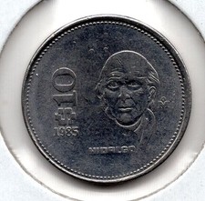 1985 Mexico 10 Pesos (1577)